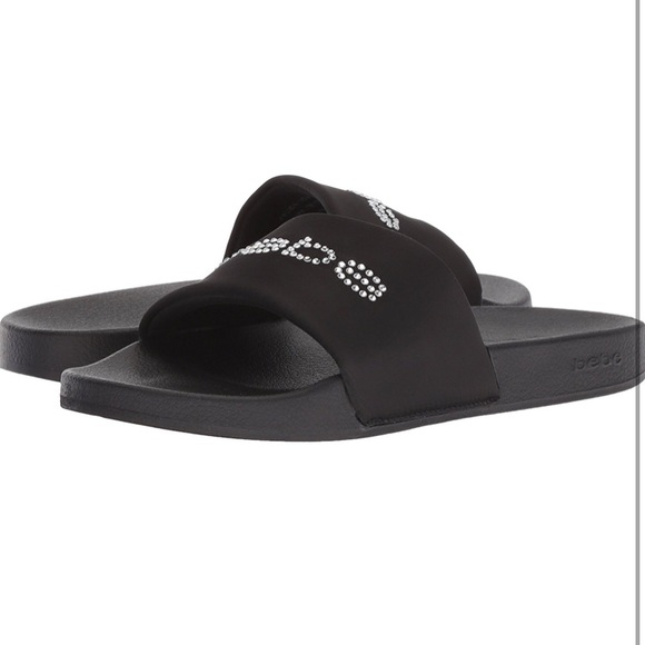 bebe slip on sandals